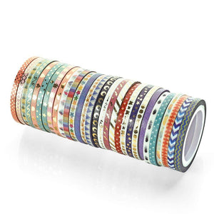 Skinny Decorative Masking Washi Tapes